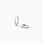 Cr&eacute;oles Mini Argent Blanc - Boucles d'oreilles cr&eacute;oles Femme | Histoire d&rsquo;Or