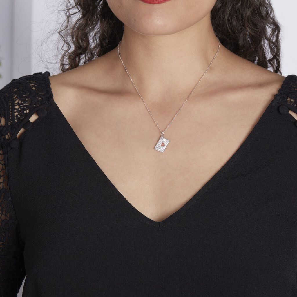 Collier Geoffrey Argent Oxydes De Zirconium - Colliers fantaisie Femme | Histoire d’Or