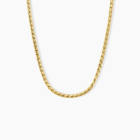 Collier Sloane Acier Jaune -  Femme | Histoire d’Or