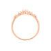Bague Alisonne Or Rose Oxyde De Zirconium - Bagues solitaires Femme | Histoire d’Or