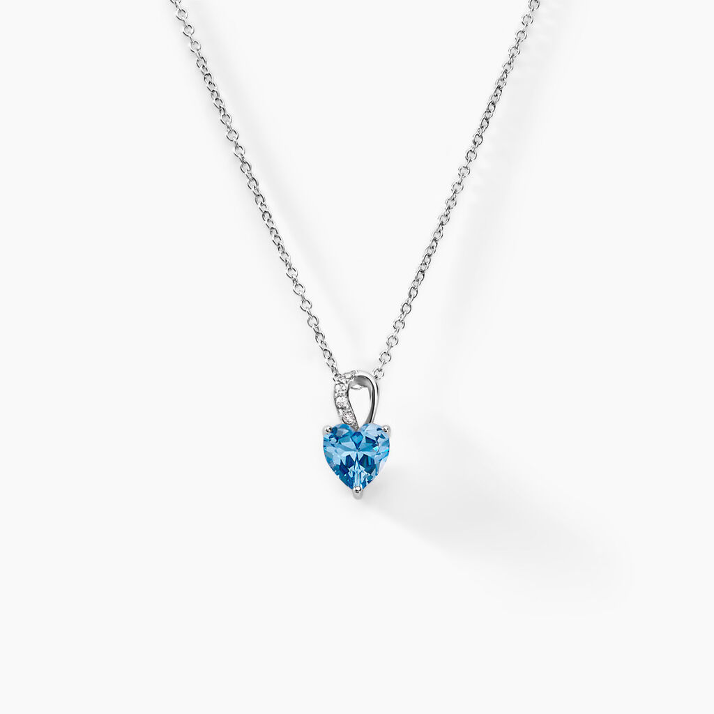 Collier Atieno Argent Blanc Oxyde De Zirconium - Colliers fantaisie Femme | Histoire d&rsquo;Or