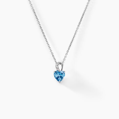 Collier Atieno Argent Blanc Oxyde De Zirconium - Colliers fantaisie Femme | Histoire d&rsquo;Or