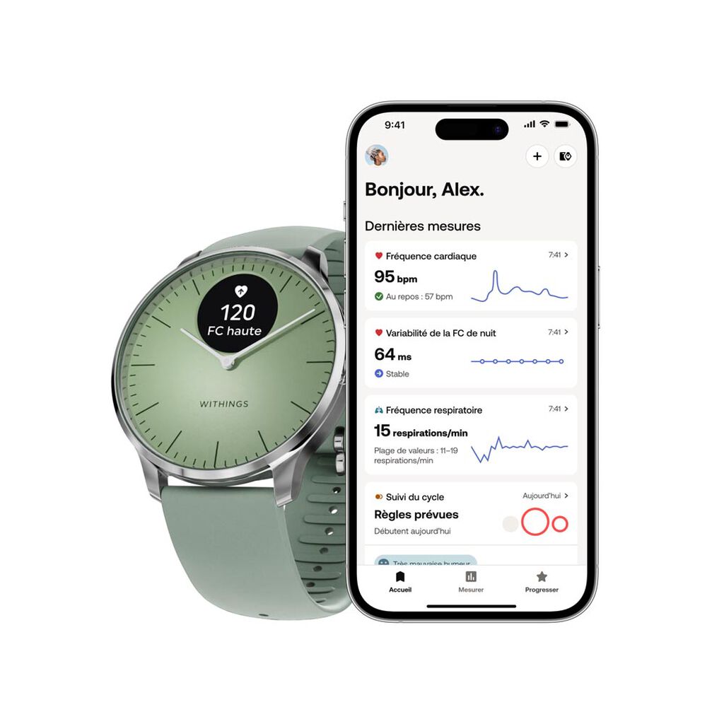 Montre Connectée Withings Scanwatch Light - Montres connectées Femme | Histoire d’Or