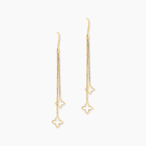 Boucles D'Oreilles Pendantes Narendra Or Jaune - Boucles d'oreilles pendantes Femme | Histoire d&rsquo;Or