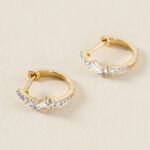 Cr&eacute;oles Joy Or Jaune Diamant - Boucles d'oreilles cr&eacute;oles Femme | Histoire d&rsquo;Or