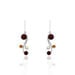 Boucles D'oreilles Pendantes Alexa Argent Blanc Ambre - Boucles d'oreilles fantaisie Femme | Histoire d’Or
