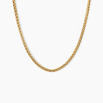 Collier Jany Argent Dor&eacute; A L'Or 750/1000 - Bijoux sans pierre Femme | Histoire d&rsquo;Or