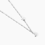 Collier Rohanne Argent Blanc - Colliers fantaisie Femme | Histoire d&rsquo;Or