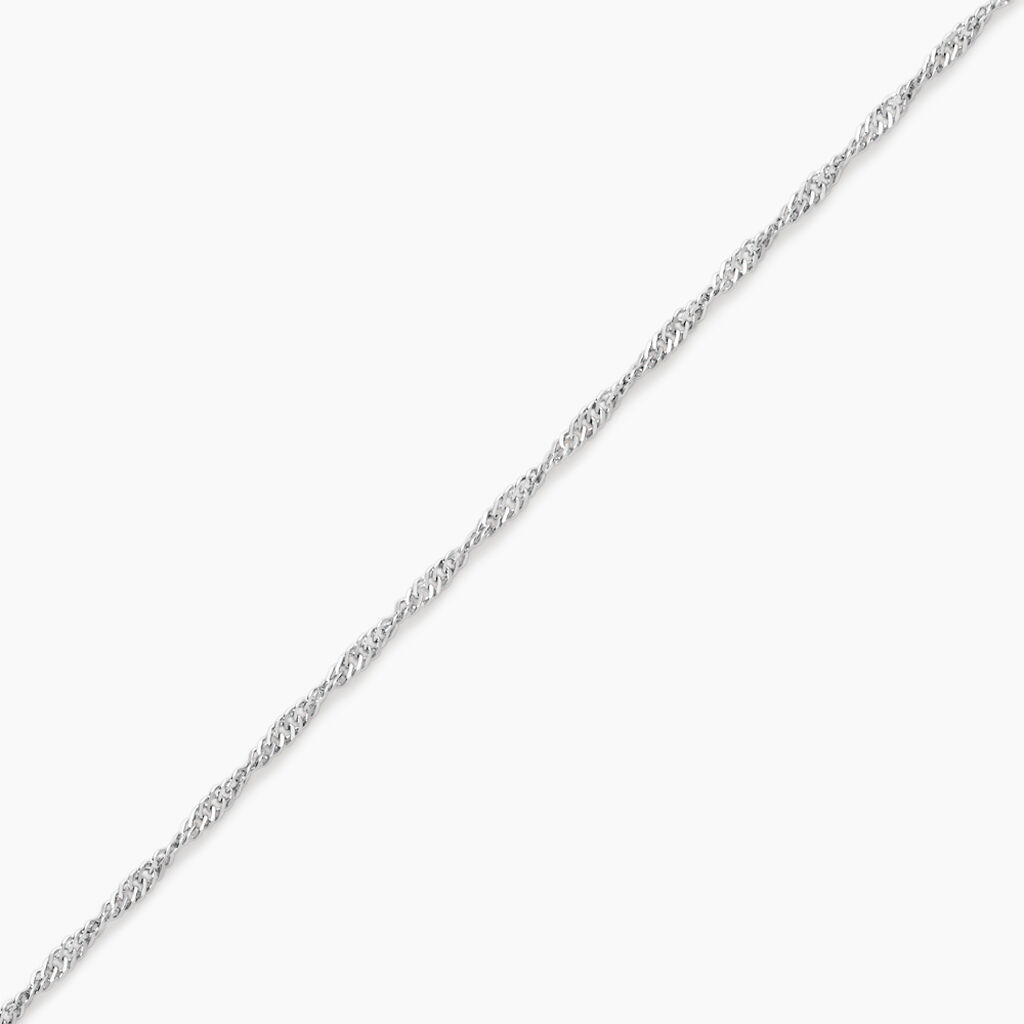 Bracelet Arletty Argent Blanc - Bijoux sans pierre Femme | Histoire d&rsquo;Or