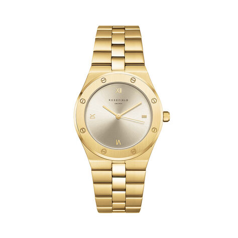 Montre Rosefield Rose Cr&egrave;me - Montres Femme | Histoire d&rsquo;Or