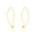 Créoles Helle Amande Or Jaune - Boucles d'oreilles créoles Femme | Histoire d’Or