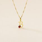 Pendentif Helidie Coccinelle Lettre Or Jaune - Pendentifs Enfant | Histoire d&rsquo;Or