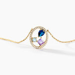 Collier Garden Or Jaune Topaze Am&eacute;thyste - Colliers Femme | Histoire d&rsquo;Or