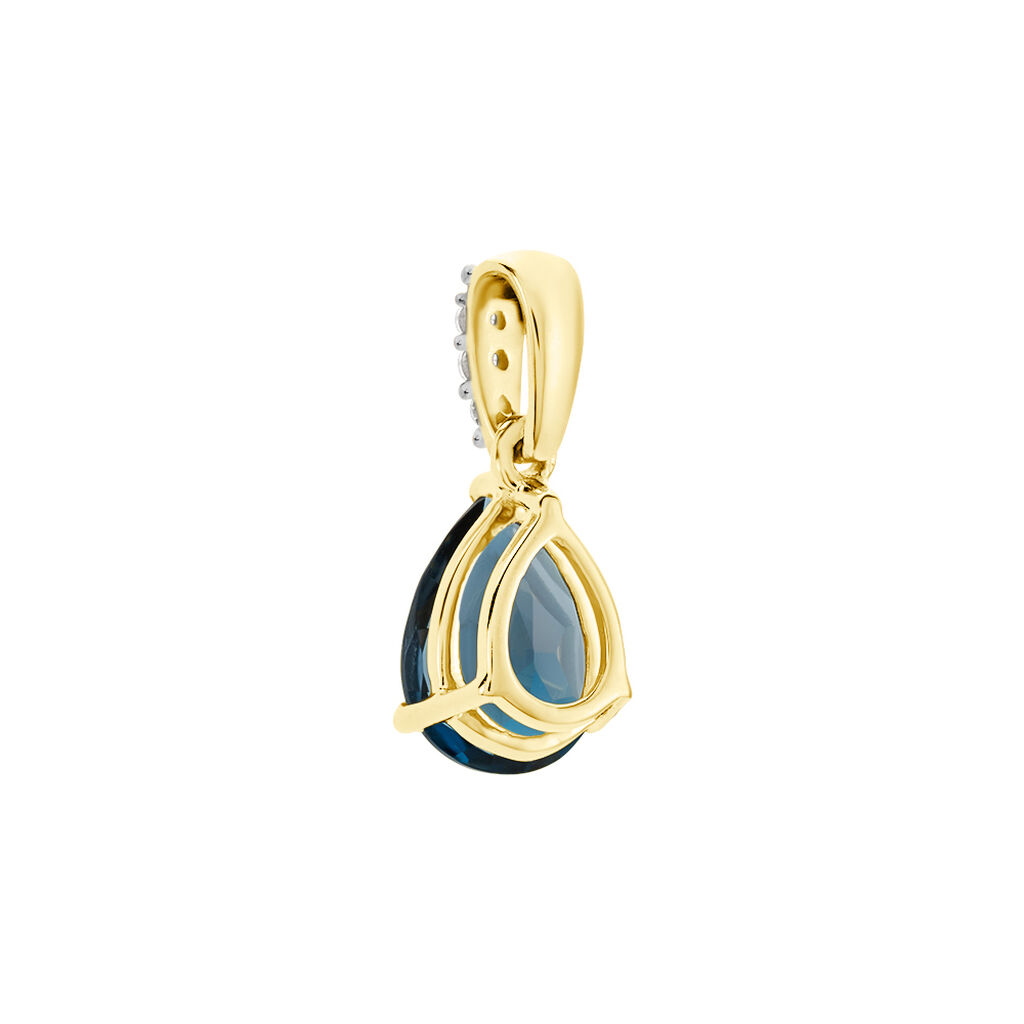 Pendentif Gorgel Or Jaune Topaze Oxyde De Zirconium - Pendentifs Femme | Histoire d’Or