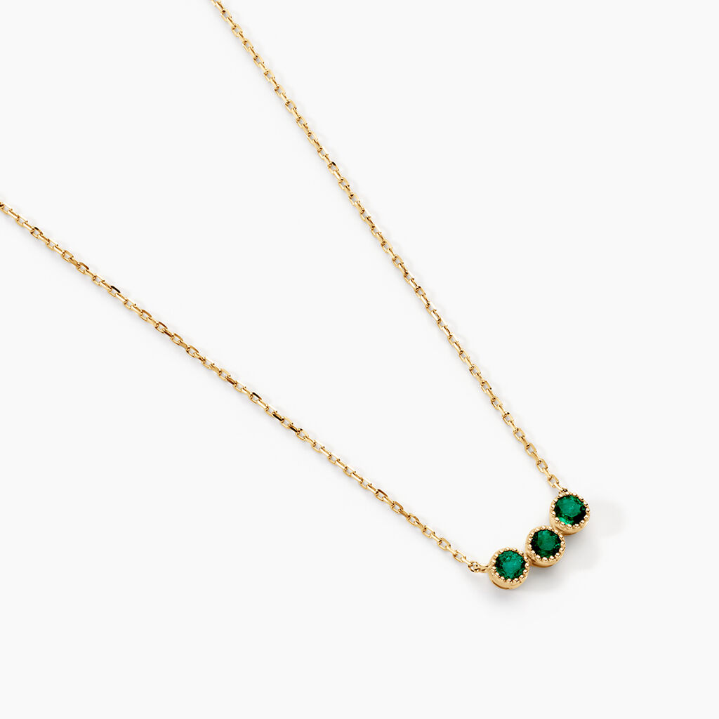 Collier Maynard Or Jaune Emeraude - Colliers Femme | Histoire d&rsquo;Or
