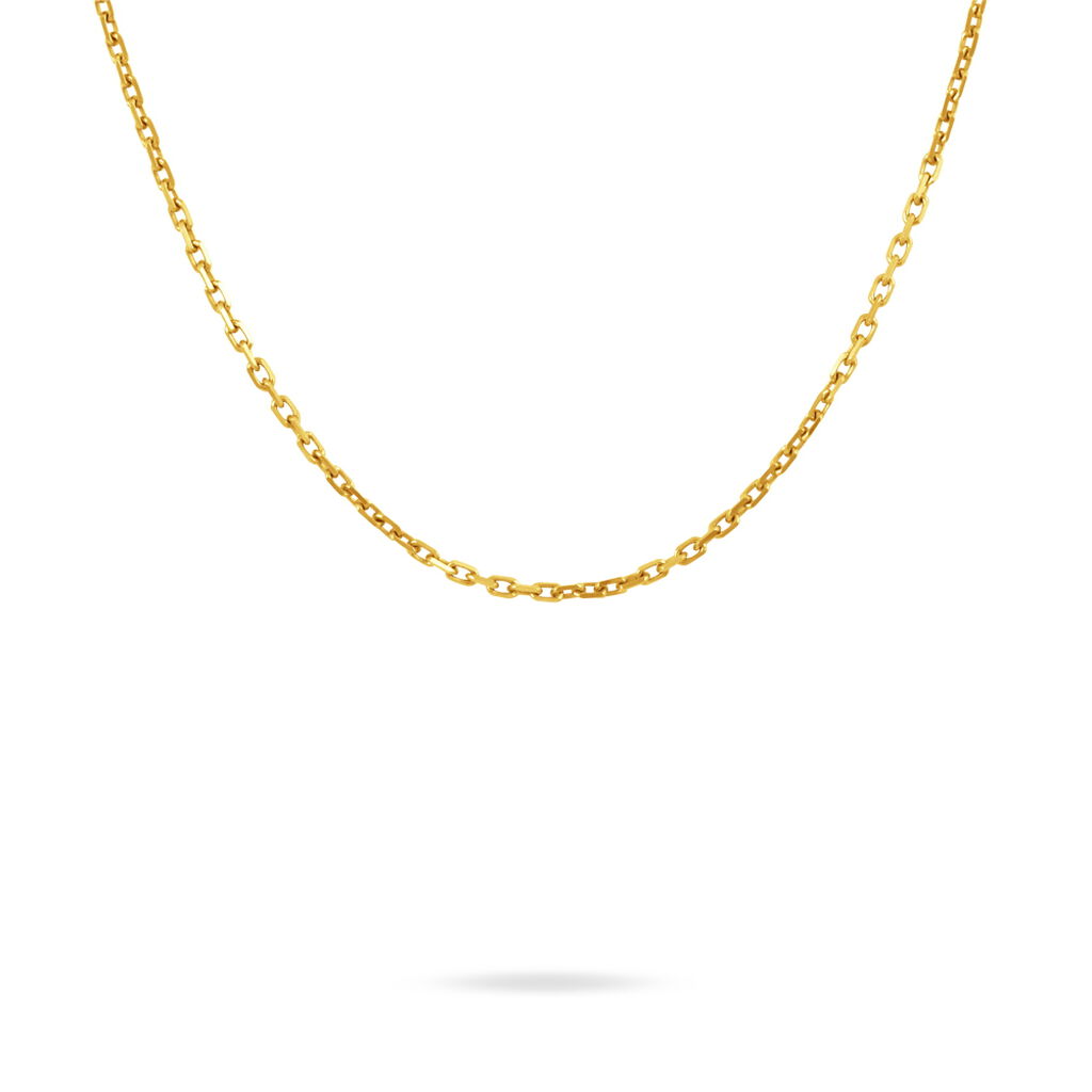 Chaîne Igoa Maille Forçat Diamantee Or Jaune - Chaines Femme | Histoire d’Or