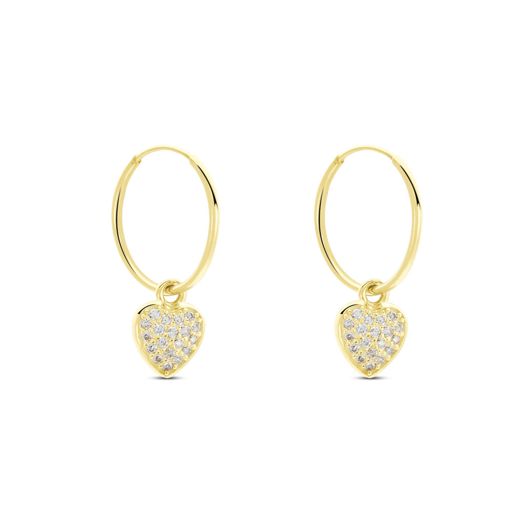 Créoles Lulu Or Jaune Oxyde - Boucles d'oreilles créoles Femme | Histoire d’Or