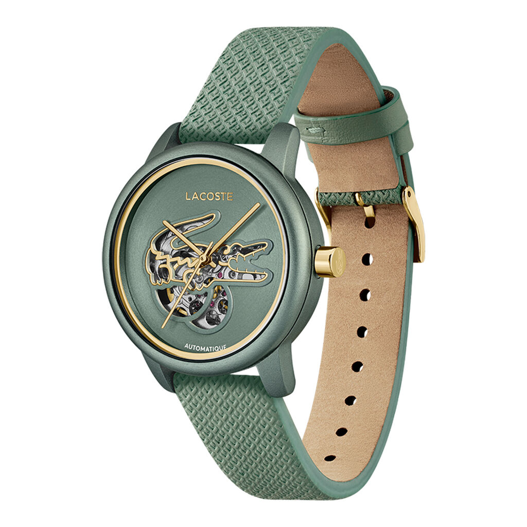 Montre Lacoste .12.12 Automatique Vert - Nouveautés montres Femme | Histoire d’Or