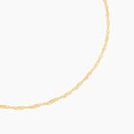 Cha&icirc;ne Imanie Maille Singapour Or Jaune - Chaines Femme | Histoire d&rsquo;Or