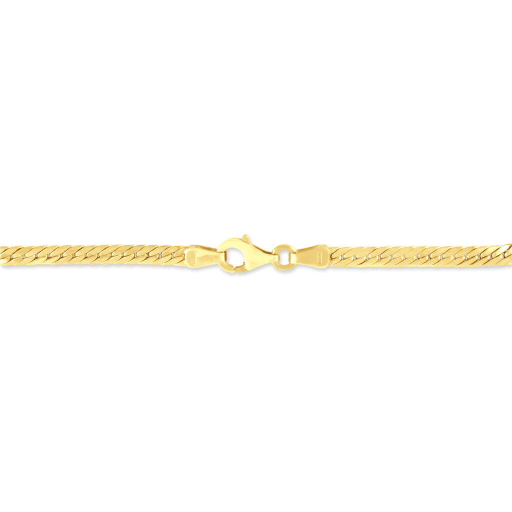 Bracelet Izel Maille Anglaise Or Jaune - Bracelets cha&icirc;ne Femme | Histoire d&rsquo;Or