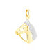 Pendentif Egide Cheval Or Bicolore - Pendentifs Famille | Histoire d’Or