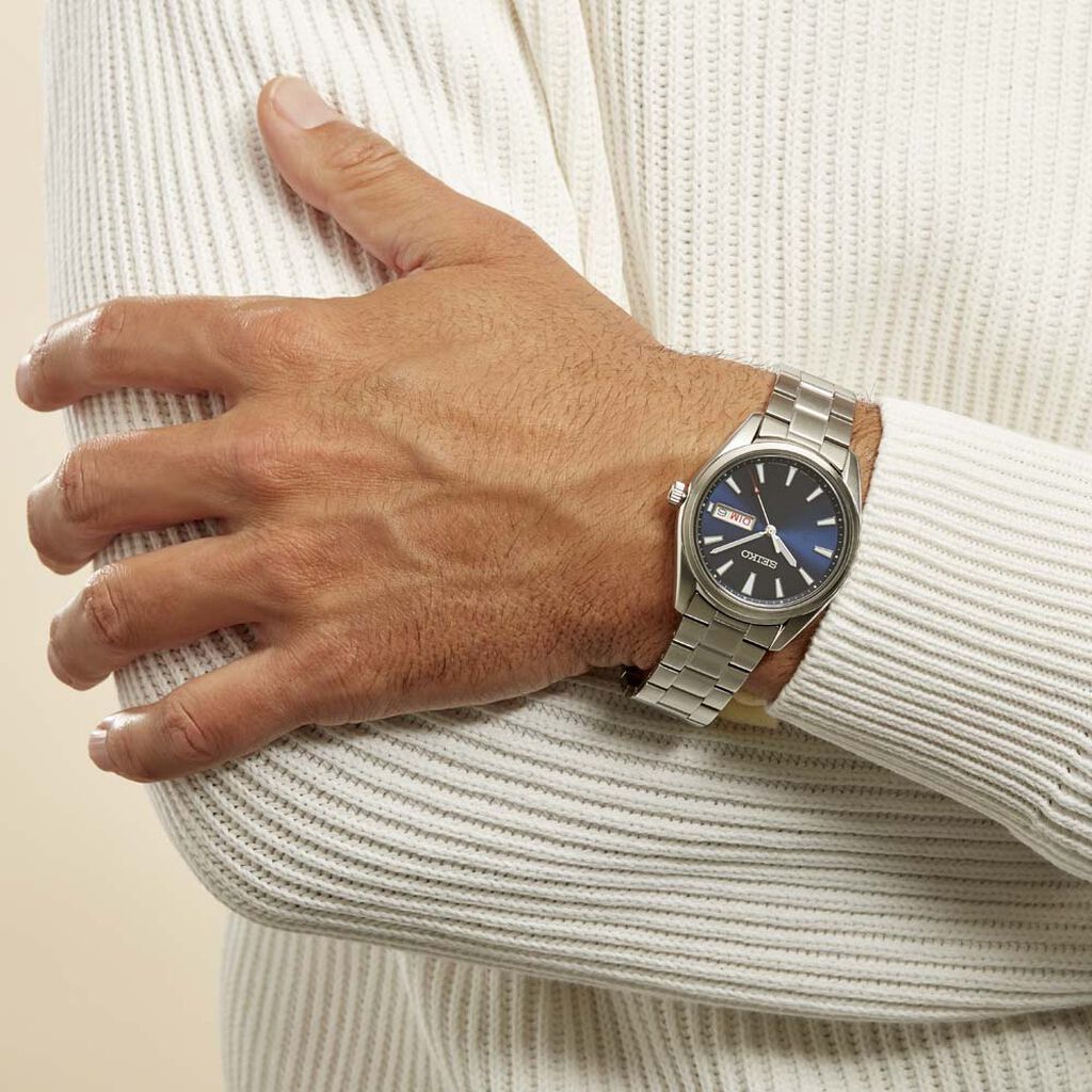 Montre Seiko Classique Homme Bleu - Montres Homme | Histoire d’Or
