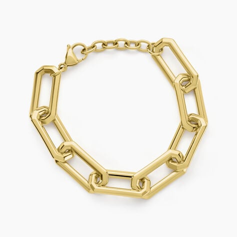 Bracelet Lyre Acier Jaune - Bracelets chaîne Femme | Histoire d’Or