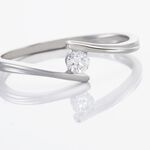 Bague Platine Nereida Diamant - Bagues solitaires Femme | Histoire d&rsquo;Or