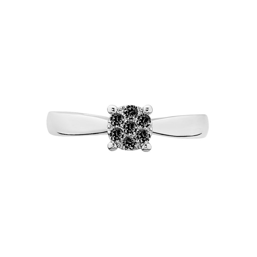 Bague Solitaire Collection Grace Or Blanc Diamant - Bagues solitaires Femme | Histoire d&rsquo;Or