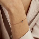 Bracelet Tallulah Argent Rose Pierre De Synthese - Bracelets Femme | Histoire d&rsquo;Or