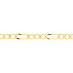 Bracelet Or Jaune Maille Altern&eacute;e 1/3 - Bracelets cha&icirc;ne Femme | Histoire d&rsquo;Or