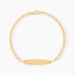 Bracelet Identit&eacute; Marcel Maille Jaseron Or Jaune - Bracelets Communion Enfant | Histoire d&rsquo;Or