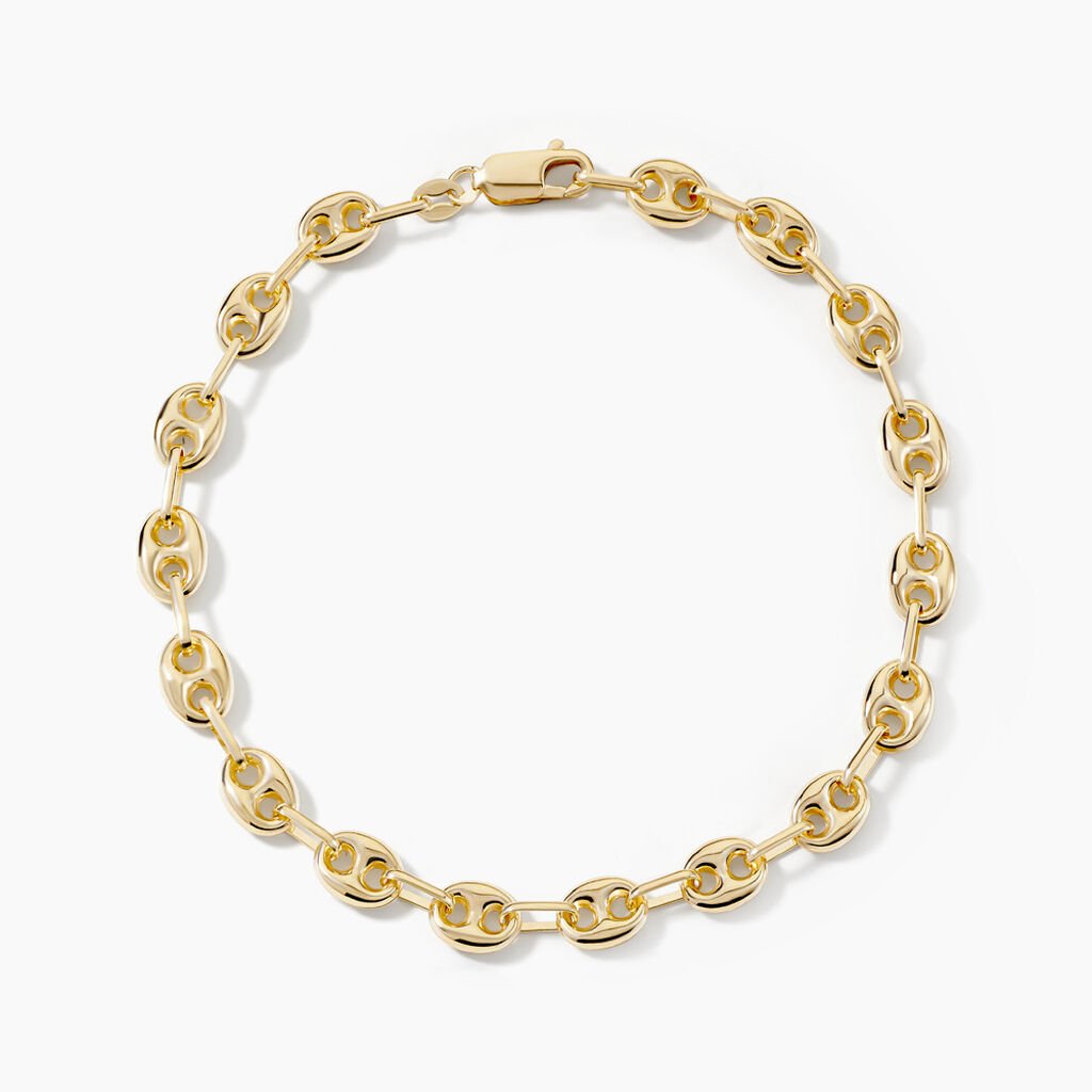 Bracelet Maille Dami Or Jaune - Bracelets chaîne Homme | Histoire d’Or