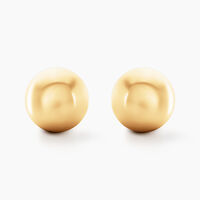 Boucles D'oreilles Puces Or Jaune Fidelia