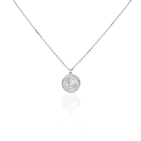 Collier Argent Blanc Lew - Colliers Zodiaque Homme | Histoire d’Or