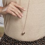 Collier My Bola Acier Rose Quartz - Bolas de grossesse Femme | Histoire d&rsquo;Or
