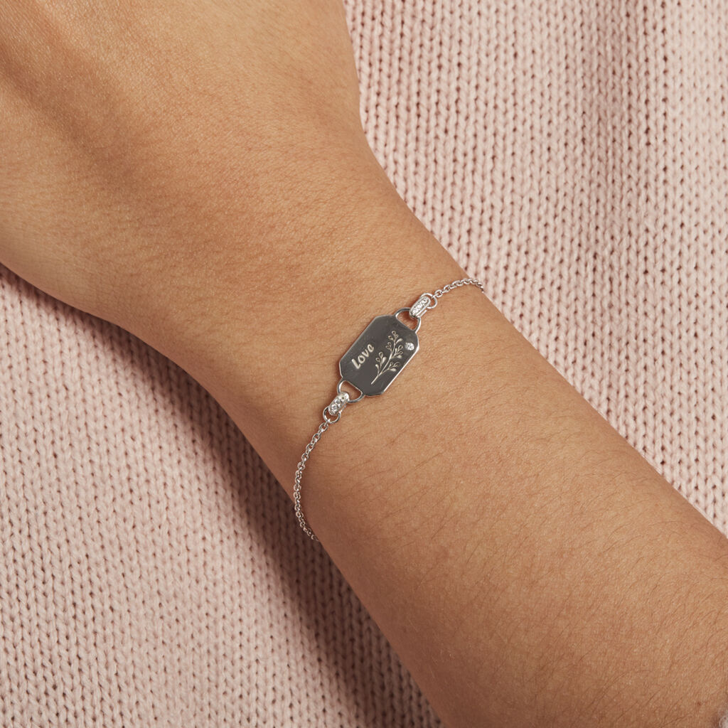 Bracelet Lenus Argent Oxydes De Zirconium - Bracelets fantaisie Femme | Histoire d’Or