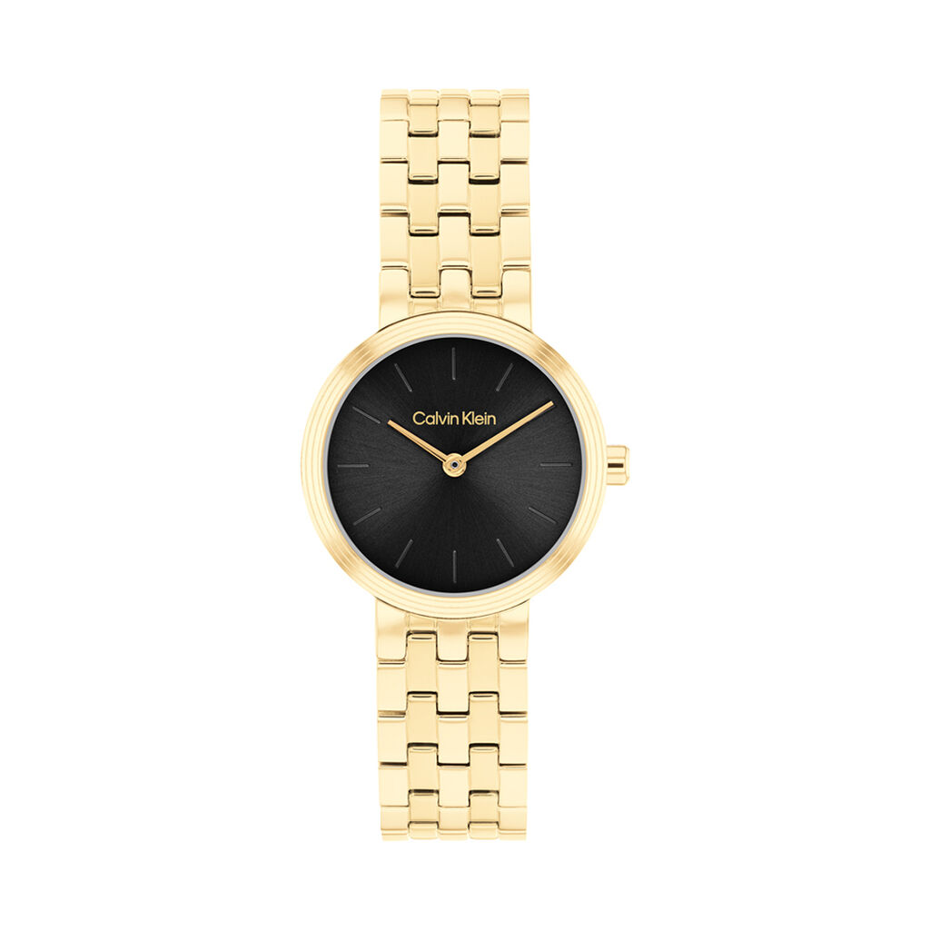 Montre Calvin Klein Forme Noir - Montres Femme | Histoire d&rsquo;Or