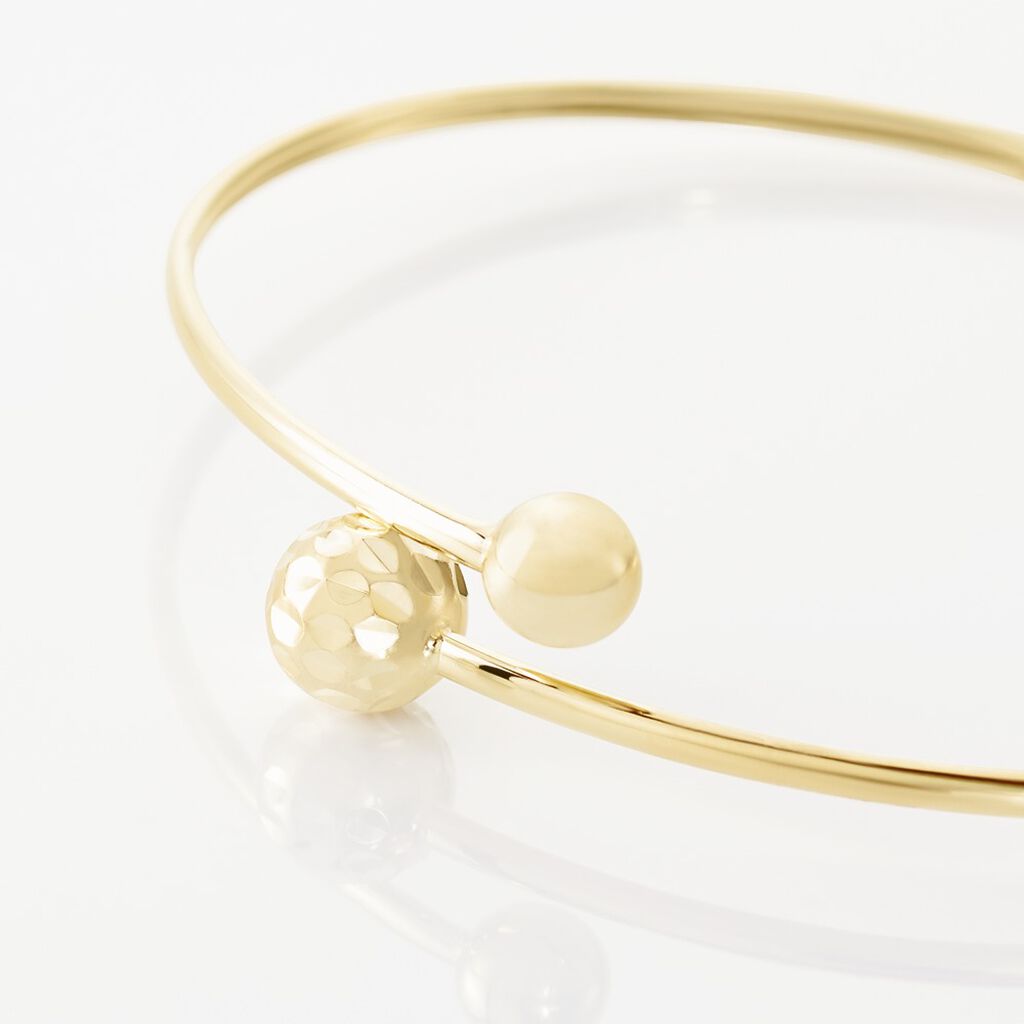 Bracelet Jonc Clemmie Or Jaune - Bracelets joncs Femme | Histoire d’Or
