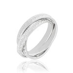 Alliance Bertina Demi Jonc Classique Or Blanc - Alliances Femme | Histoire d&rsquo;Or