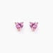 Boucles D'oreilles Puces Kelvyn Argent Rose Oxyde De Zirconium - Boucles d'oreilles fantaisie Femme | Histoire d’Or