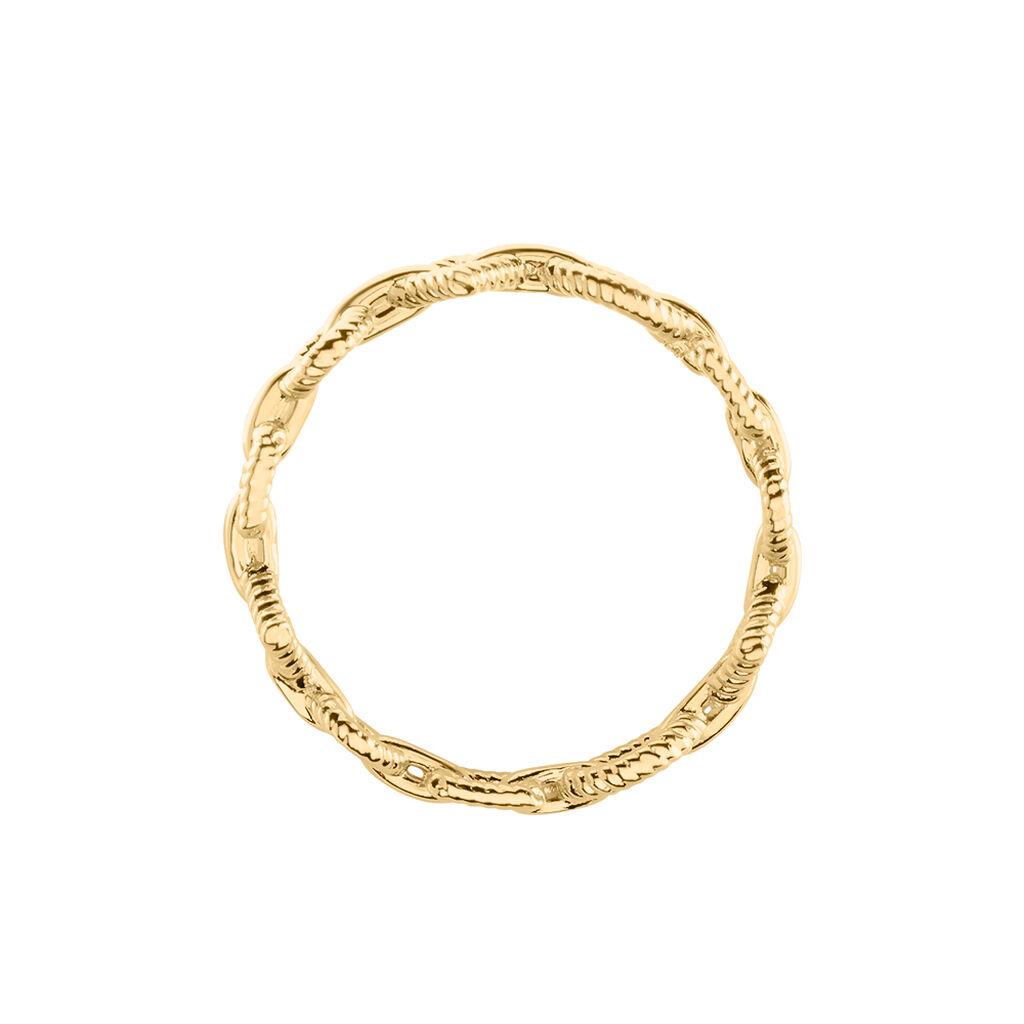 Bague Linka Plaqu&eacute; Or Jaune - Bagues fantaisie Femme | Histoire d&rsquo;Or