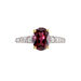 Bague Rhodolite Fever Or Jaune Rhodolite Oxyde De Zirconium - Bagues solitaires Femme | Histoire d’Or