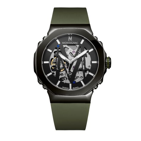 Montre Montignac Octagon Automatique Gris - Montres Homme | Histoire d’Or