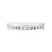 Alliance Fantaisie Diamantee Ruban Plat Or Blanc - Alliances Femme | Histoire d’Or