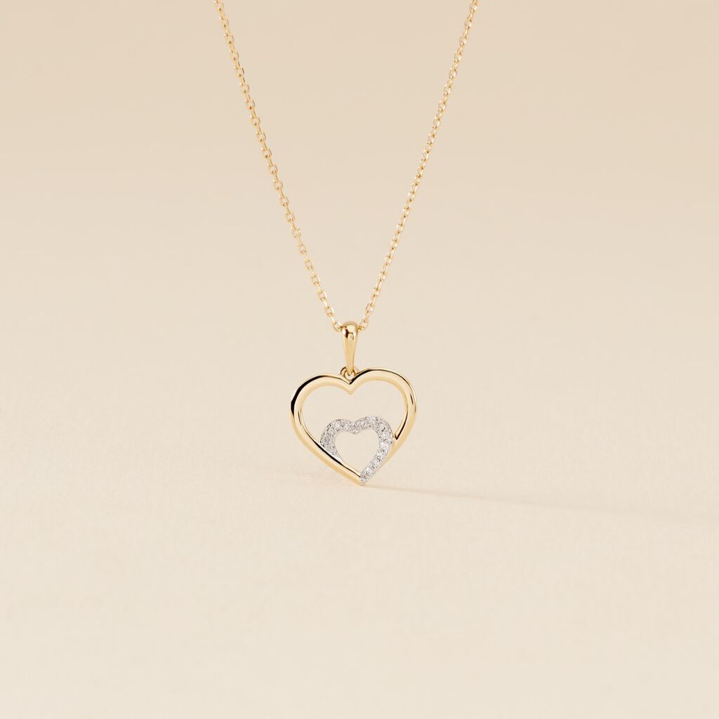 Collier Abeni Or Jaune Diamant - Colliers Femme | Histoire d’Or