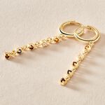 Cr&eacute;oles C&eacute;ph&eacute;e Plaqu&eacute; Or Dor&eacute; Oxyde De Zirconium - Boucles d'oreilles cr&eacute;oles Femme | Histoire d&rsquo;Or