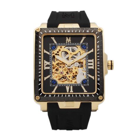 Montre Montignac Square Automatique Noir - Montres Homme | Histoire d’Or