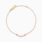 Bracelet Plaqu&eacute; Or Kumb Oxydes De Zirconium - Bracelets Femme | Histoire d&rsquo;Or