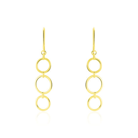 Boucles D'oreilles Pendantes Or Jaune Isabela - Boucles d'oreilles pendantes Femme | Histoire d’Or